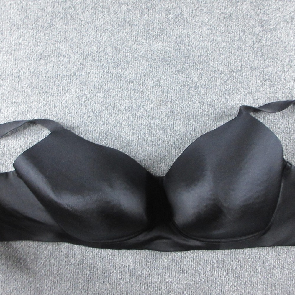 Catherines T-Shirt Bra Womens 44DDD Black Lightlyβ Lined Wireless Seamless